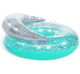 Bestway Κουλούρα Με Μαξιλάρι, Χερούλια και Glitter Ø117m