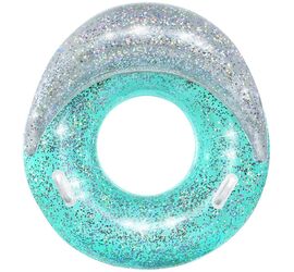 Bestway Κουλούρα Με Μαξιλάρι, Χερούλια και Glitter Ø117m