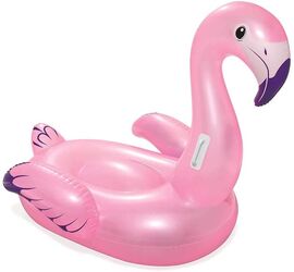 Παιδικό Φουσκωτό Ride On Θαλάσσης Flamingo με Χειρολαβές 127εκ.
