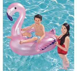 Παιδικό Φουσκωτό Ride On Θαλάσσης Flamingo με Χειρολαβές 127εκ.
