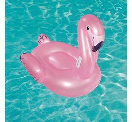 Παιδικό Φουσκωτό Ride On Θαλάσσης Flamingo με Χειρολαβές 127εκ.
