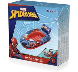 Bestway Φουσκωτή Βάρκα Με Τιμόνι Spiderman  112cm x 71cm