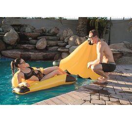 Bestway Φουσκωτό Στρώμα Θαλάσσης Κίτρινο 139cm x 129cm