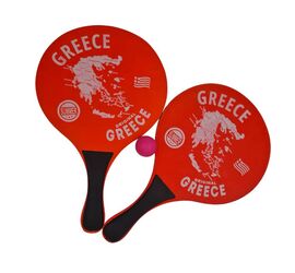 Ρακέτα Παραλίας  8mm με Χάρτη Greece