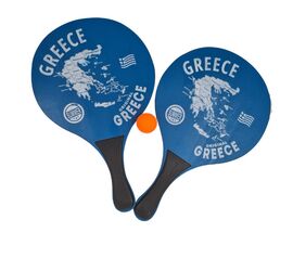 Ρακέτα Παραλίας  8mm με Χάρτη Greece