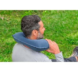 Bestway Φουσκωτό Μαξιλάρι Λαιμού Camping  Βελουτέ 37cm x24cm x 10cm