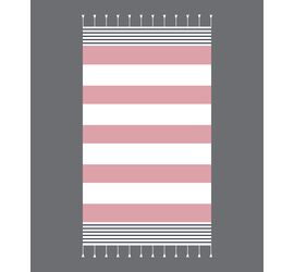 Peshtemal Βαμβακερό με Κρόσσια 90cm x 180cm