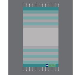 Peshtemal Βαμβακερό Corfu με Κρόσια 90cm x 180cm