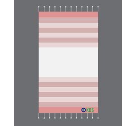 Peshtemal Βαμβακερό Kos με Κρόσσια 90cm x 180cm