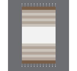 Peshtemal Βαμβακερό με Κρόσσια & Μάτι 90cm x 180