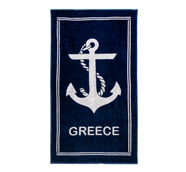 Πετσέτα Θαλάσσης με Ειδική Velour Ύφανση. 86cm x 160 580gr