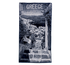 Πετσέτα Θαλάσσης με Ειδική Velour Ύφανση. 86cm x 160 580gr