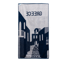 Πετσέτα Θαλάσσης με Ειδική Velour Ύφανση. 86cm x 160 580gr
