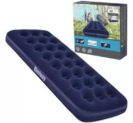 Bestway Φουσκωτό Στρώμα Camping Βελουτέ Μονό  185cm x 76cm x 22cm