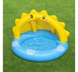 Bestway Παιδική Φουσκωτή Πισίνα Sun με Σκίαστρο 101x97x71cm για 2+ Ετών