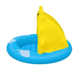 Bestway Παιδική Φουσκωτή Πισίνα Sun με Σκίαστρο 101x97x71cm για 2+ Ετών