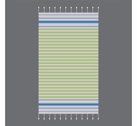 Peshtemal Βαμβακερό με Κρόσσια 90cm x 180cm