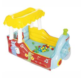Bestway Φουσκωτό Τρενάκι Παιδότοπος με Μπαλάκια Fisher Price