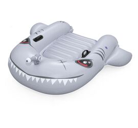 Bestway Sharkventure Παιδική Φουσκωτή Σανίδα Κολύμβησης Καρχαρίας με Νεροπίστολο 160x115cm για 3+ Ετών