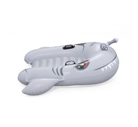 Bestway Sharkventure Παιδική Φουσκωτή Σανίδα Κολύμβησης Καρχαρίας με Νεροπίστολο 160x115cm για 3+ Ετών