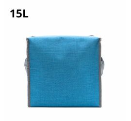 COOLER BAG ΜΕ ΥΦΑΣΜΑ ΣΕ 3 ΧΡΩΜΑΤΑ 15L.ΠΡ.ΚΙΝΑ