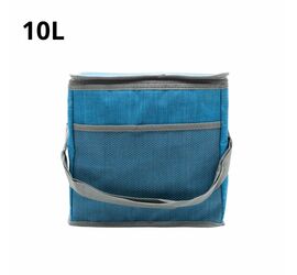 COOLER BAG 10L  ΜΕ ΥΦΑΣΜΑ ( 3 ΧΡΩΜΑΤΑ)