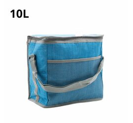 COOLER BAG 10L  ΜΕ ΥΦΑΣΜΑ ( 3 ΧΡΩΜΑΤΑ)