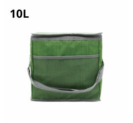 COOLER BAG 10L  ΜΕ ΥΦΑΣΜΑ ( 3 ΧΡΩΜΑΤΑ)