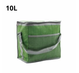COOLER BAG 10L  ΜΕ ΥΦΑΣΜΑ ( 3 ΧΡΩΜΑΤΑ)