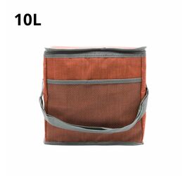 COOLER BAG 10L  ΜΕ ΥΦΑΣΜΑ ( 3 ΧΡΩΜΑΤΑ)