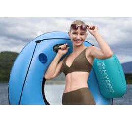 Bestway Hydro Force White Cap Rider Φουσκωτή Πολυθρόνα Θαλάσσης με Πλάτη & Λαβές 119cm για 12+ Ετών