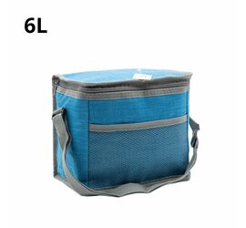 COOLER BAG 6L ΜΕ ΥΦΑΣΜΑ (3 ΧΡΩΜΑΤΑ) ΠΡ.ΚΙΝΑ