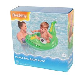 Bestway Παιδικό Φουσκωτό Βαρκάκι Θαλάσσης Ζωάκια 105x65cm για 3+ Ετών
