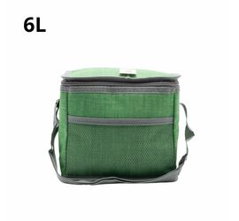 COOLER BAG 6L ΜΕ ΥΦΑΣΜΑ (3 ΧΡΩΜΑΤΑ) ΠΡ.ΚΙΝΑ