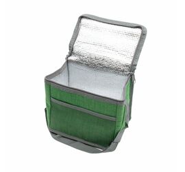 COOLER BAG 6L ΜΕ ΥΦΑΣΜΑ (3 ΧΡΩΜΑΤΑ) ΠΡ.ΚΙΝΑ