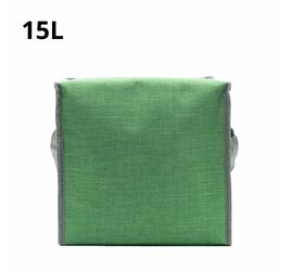 COOLER BAG ΜΕ ΥΦΑΣΜΑ ΣΕ 3 ΧΡΩΜΑΤΑ 15L.ΠΡ.ΚΙΝΑ