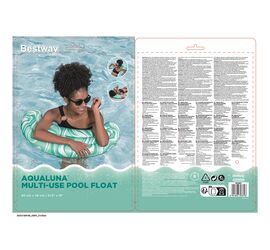 Bestway Aqualuna Φουσκωτό Μαξιλάρι Θαλάσσης Crescent 80x48cm για 12+ Ετών