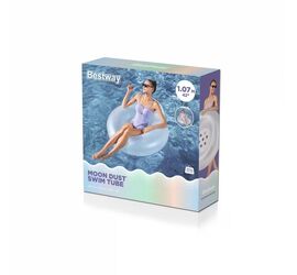 Bestway Φουσκωτή Πολυθρόνα Θαλάσσης Λευκή 107cm για 12+ Ετών